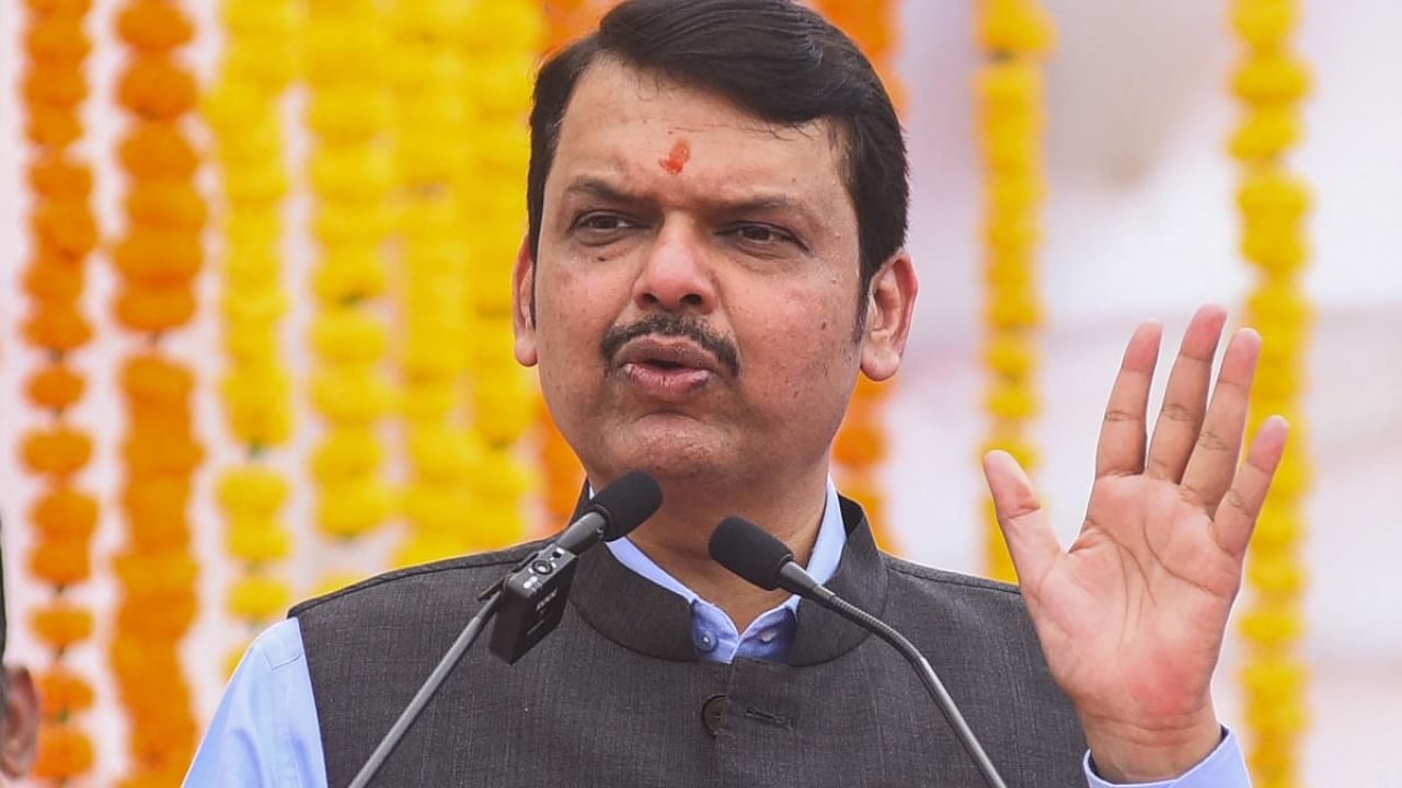 Maharashtra Deputy Chief Minister Devendra Fadnavis, was among those who participated in the programme. Credit: PTI Photo