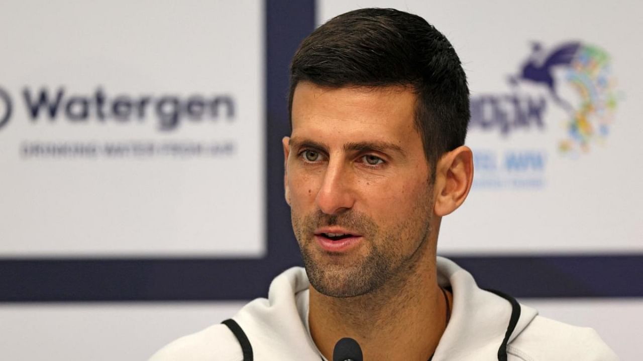 Novak Djokovic. Credit: AFP Photo