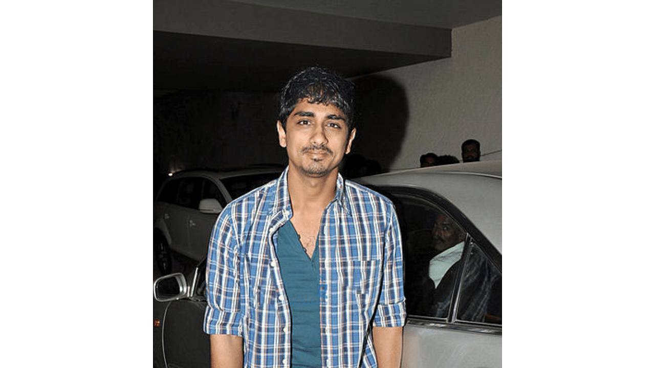 Actor Siddharth. Credit: Wikimedia Commons/BollywoodHungama