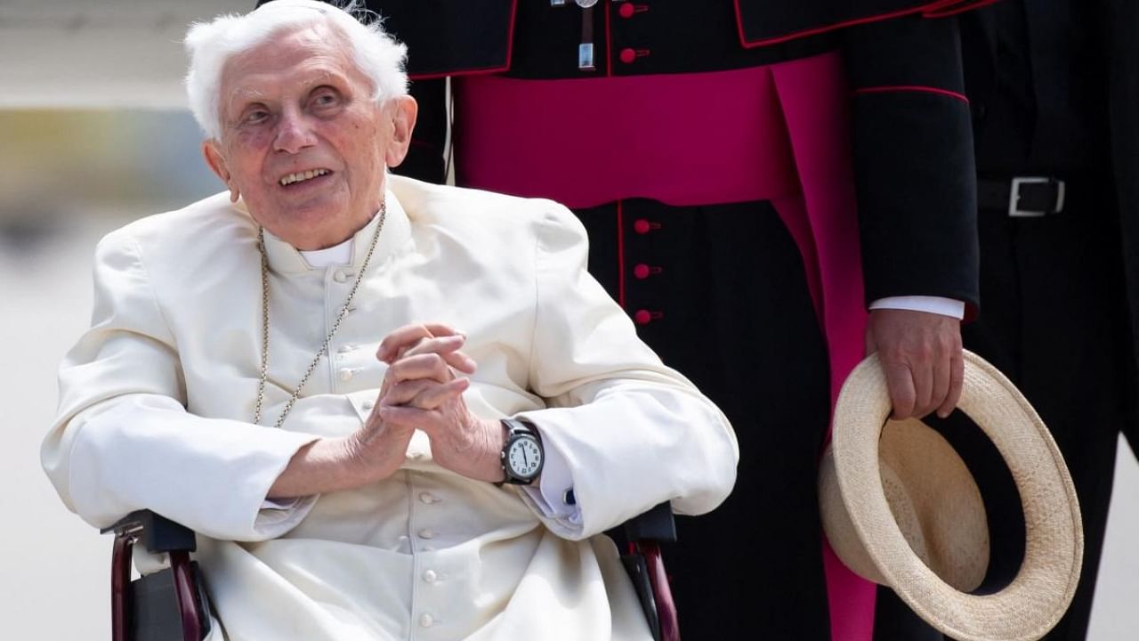 Former pope Benedict XVI. Credit: AFP Photo