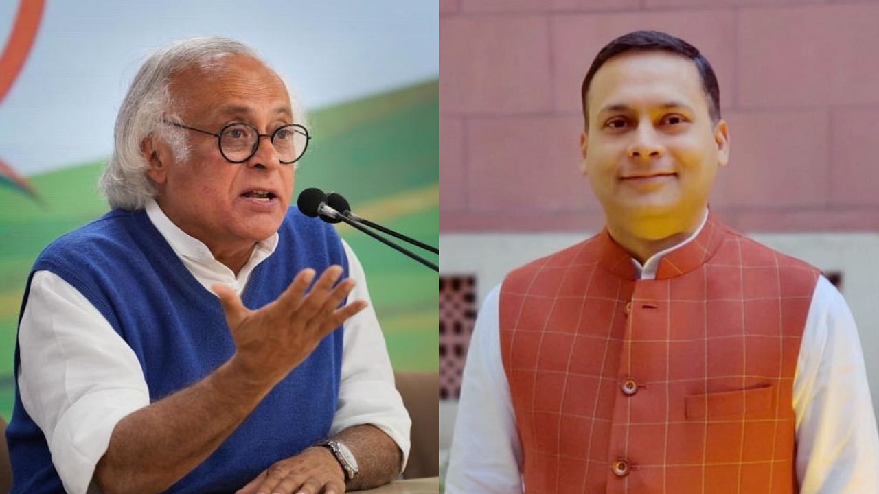 Congress's Jairam Ramesh (left) and BJP's Amit Malviya (right). Credit: PTI, Facebook/amitmalviyabjp Photos