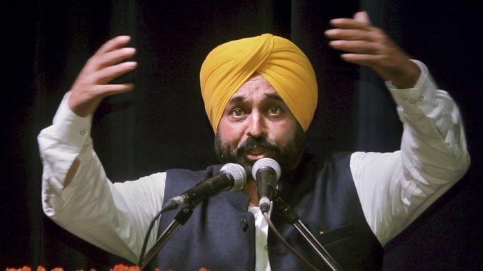 File photo of Punjab Chief Minister Bhagwant Mann. Credit: PTI