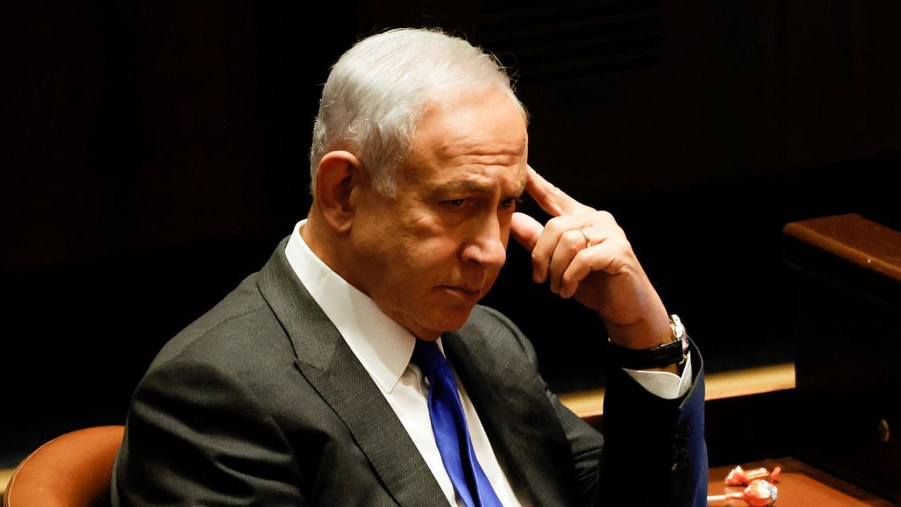 Israeli designate PM Benjamin Netanyahu attends a session at the plenum at the Knesset, Israel's parliament in Jerusalem. Credit: Reuters Photo
