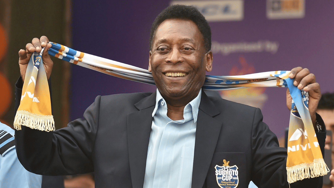 Pele. Credit: PTI Photo