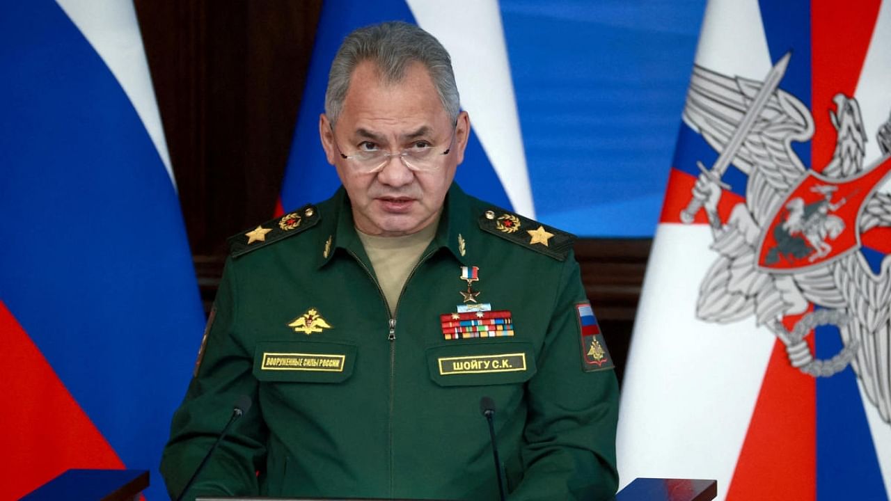 Russian Defence Minister Sergei Shoigu. Credit: Reuters Photo