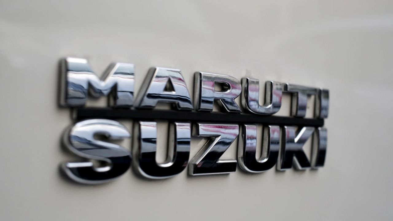 The logo of Maruti Suzuki India Limited. Credit: Reuters Photo