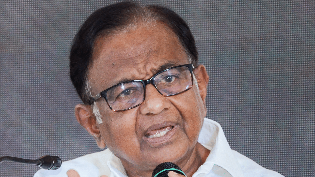 Former finance minister P Chidambaram. Credit: PTI Photo