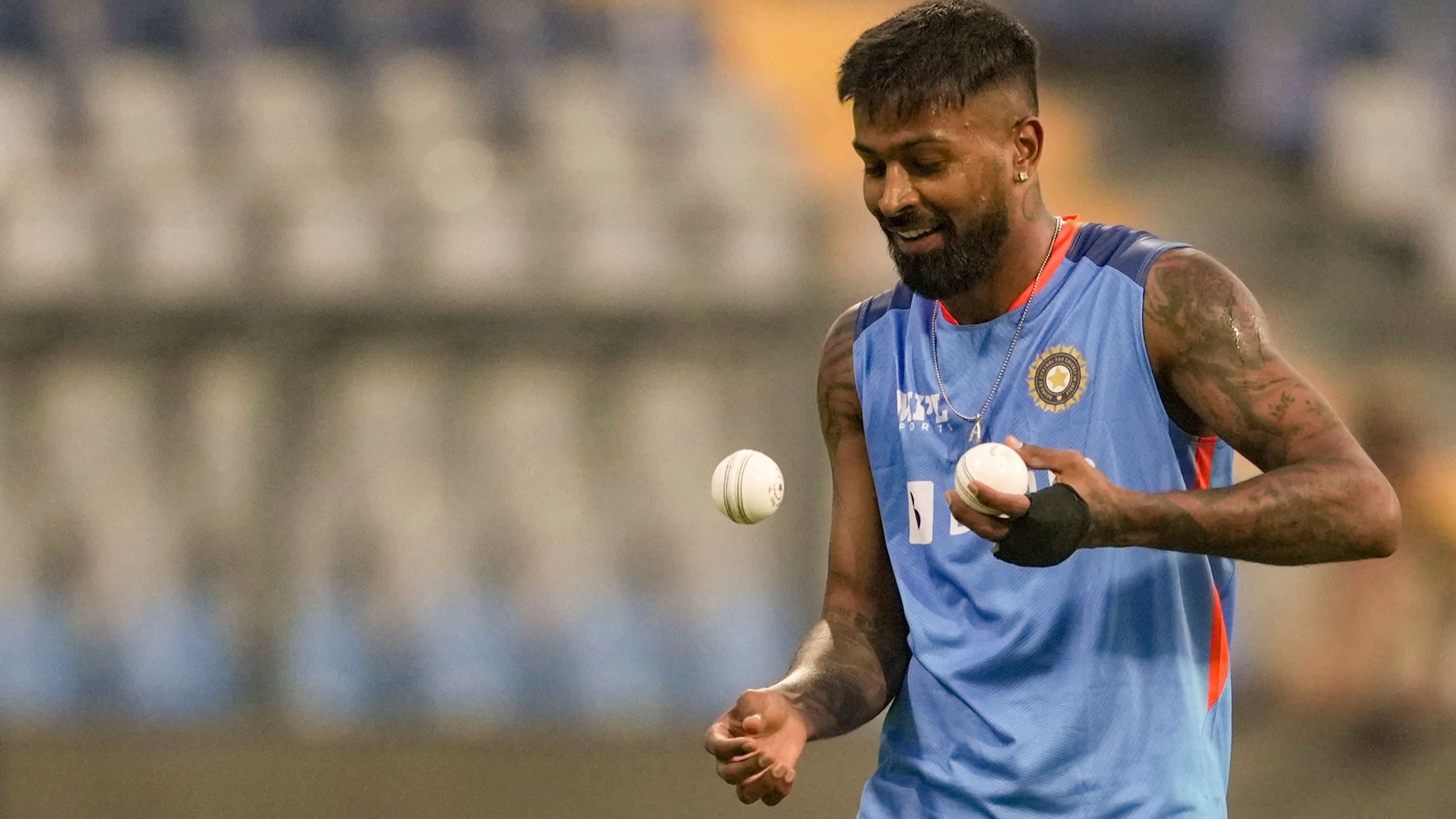 Pandya will captain India in the T20 series against Sri Lanka and will have to make do without Rohit Sharma and Virat Kohli. Credit: PTI Photo