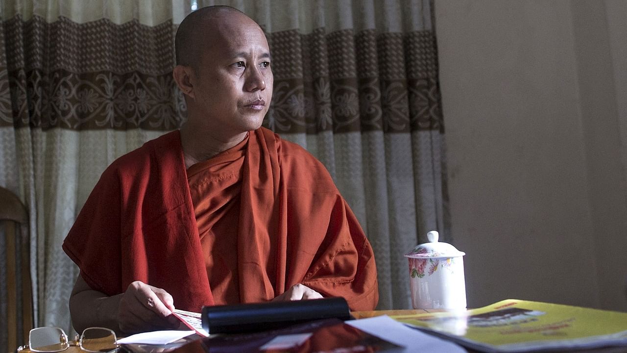 Myanmar's firebrand Buddhist monk Wirathu. Credit: Reuters File Photo