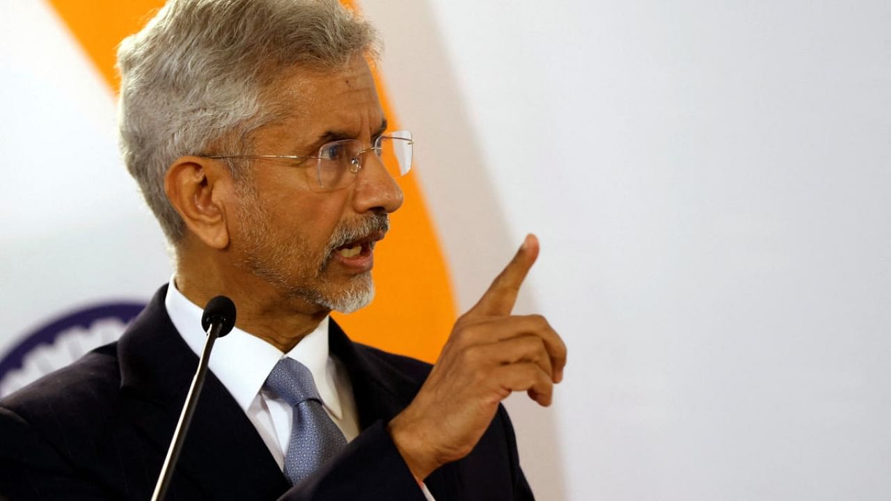 Indian Foreign Minister Subrahmanyam Jaishankar. Credit: Reuters Photo