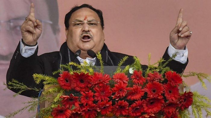 Bharatiya Janata Party (BJP) National President J P Nadda. Credit: PTI Photo 