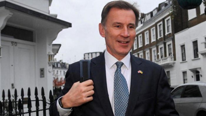 British finance minister Jeremy Hunt. Credit: Reuters Photo 