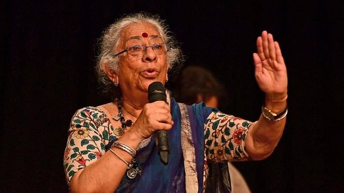 A consummate performer, Jayashree’s natural talent was honed at the National School of Drama and she has worked with illustrious theatre personalities such as Ebrahim Alkazi. Credit: Special Arrangement