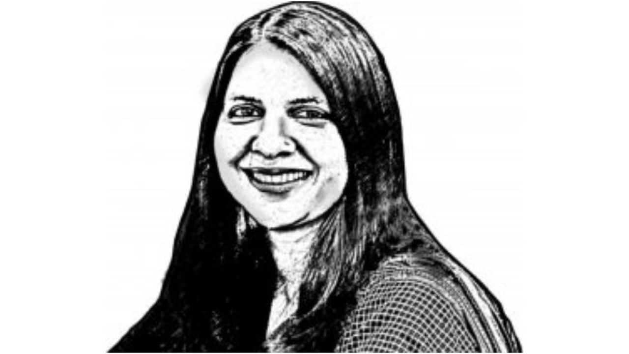 Yamini Aiyar, the think tank head, indulges in wonkery, but is really just intrigued by the everyday life of the Sarkar. Credit: DH Illustration