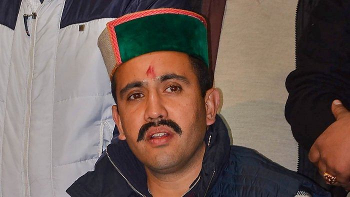 Former Chief Minister Virbhadra Singh's son Vikramaditya Singh. Credit: PTI Photo