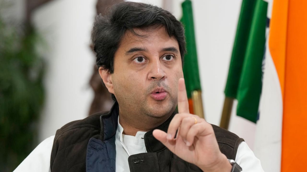 Union Minister for Civil Aviation Jyotiraditya Scindia. Credit: PTI Photo