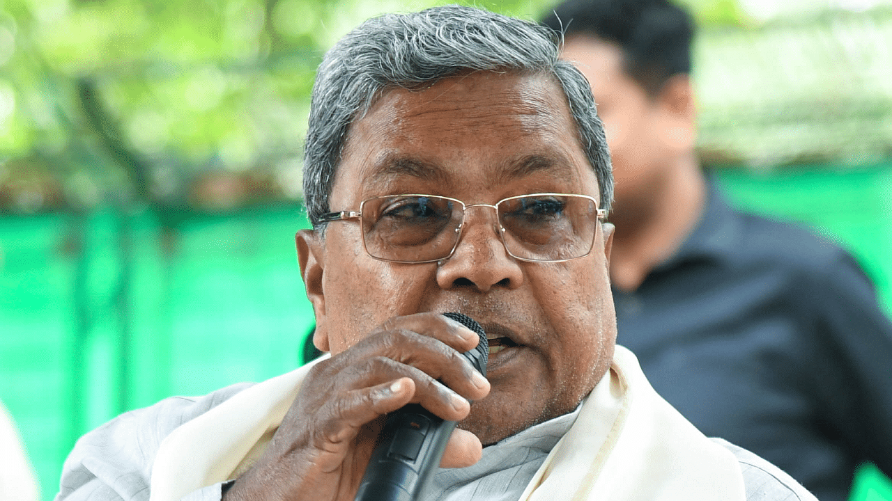 Siddaramaiah. Credit: DH Photo/ B H Shivakumar