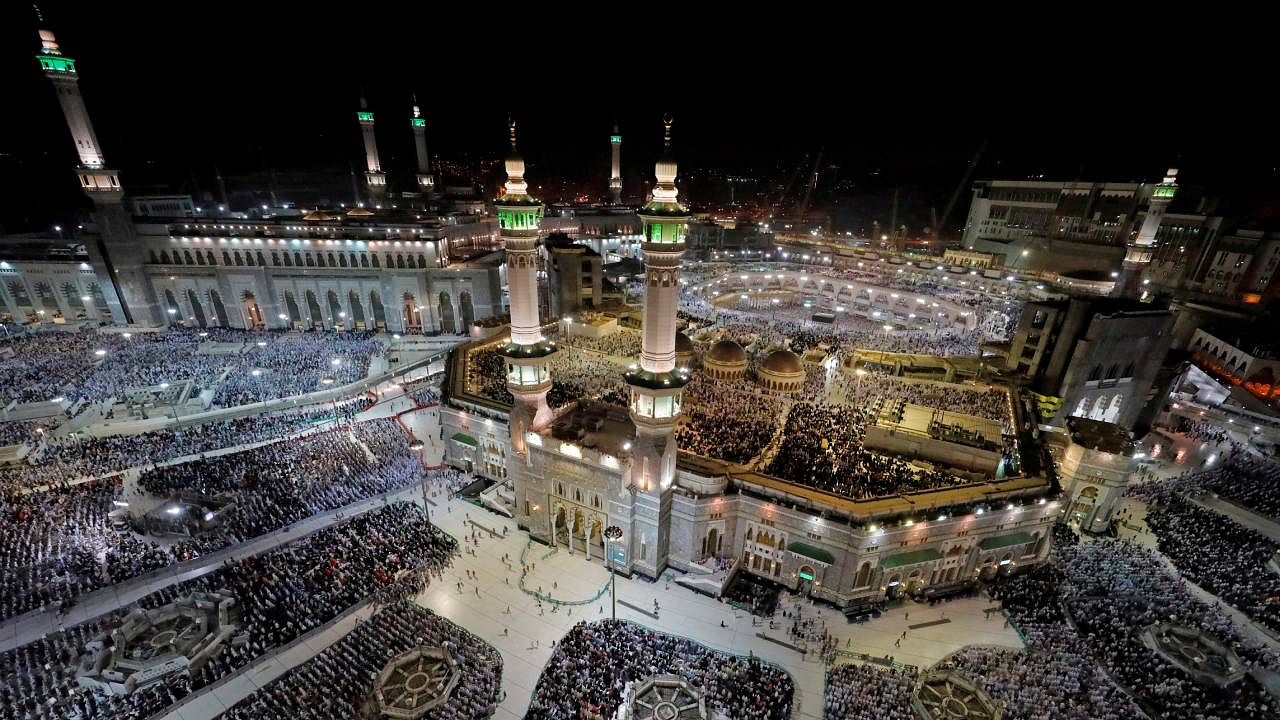 Muslims pray at the Grand Mosque during the annual Haj pilgrimage in the holy city of Mecca, Saudi Arabia. Credit: Reuters Photo