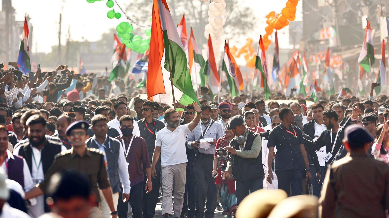 Rahul has indeed done well with the Bharat Jodo Yatra as he possibly thrives in mobilisations that combine his own extraordinary physical fitness levels with his interest in philosophy, morality and his struggle to understand his own family’s history. Credit: Twitter/ @BharatJodo