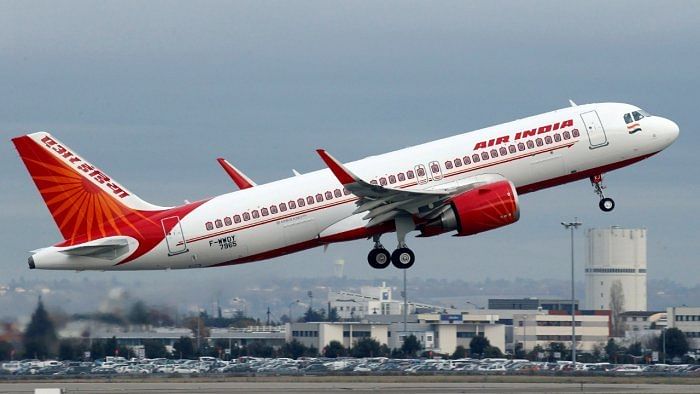 An Air India flight. Representative Image. Credit: Reuters Photo