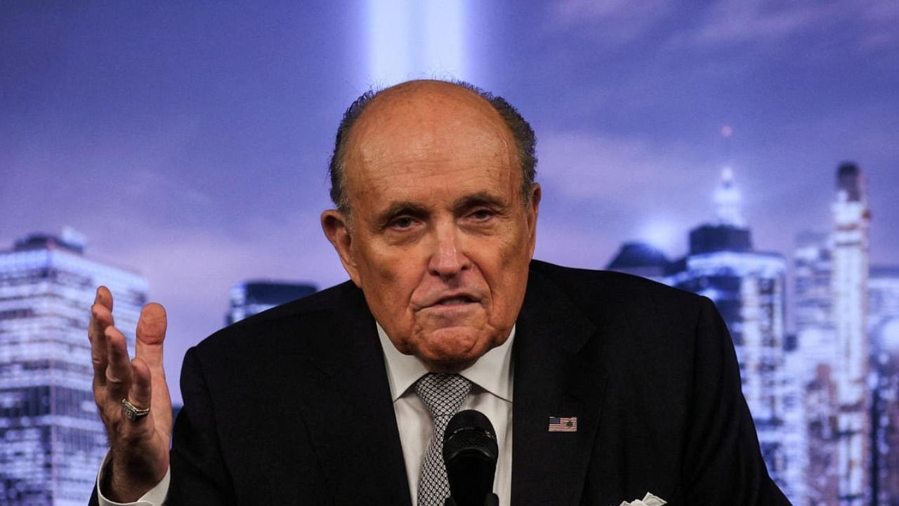 File photo of Rudy Giuliani. Credit: Reuters
