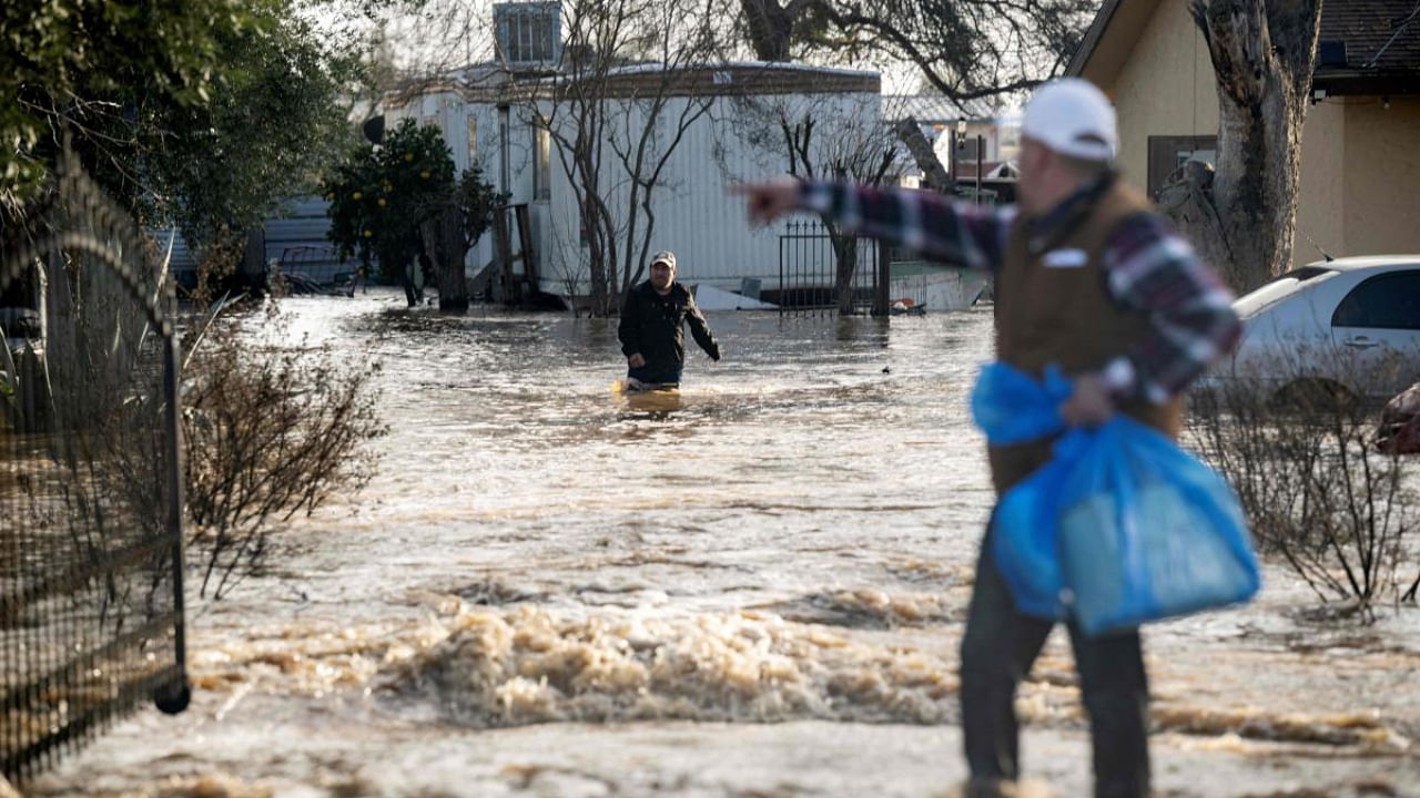 Flood in California. Representative Image. Credit: AFP Photo