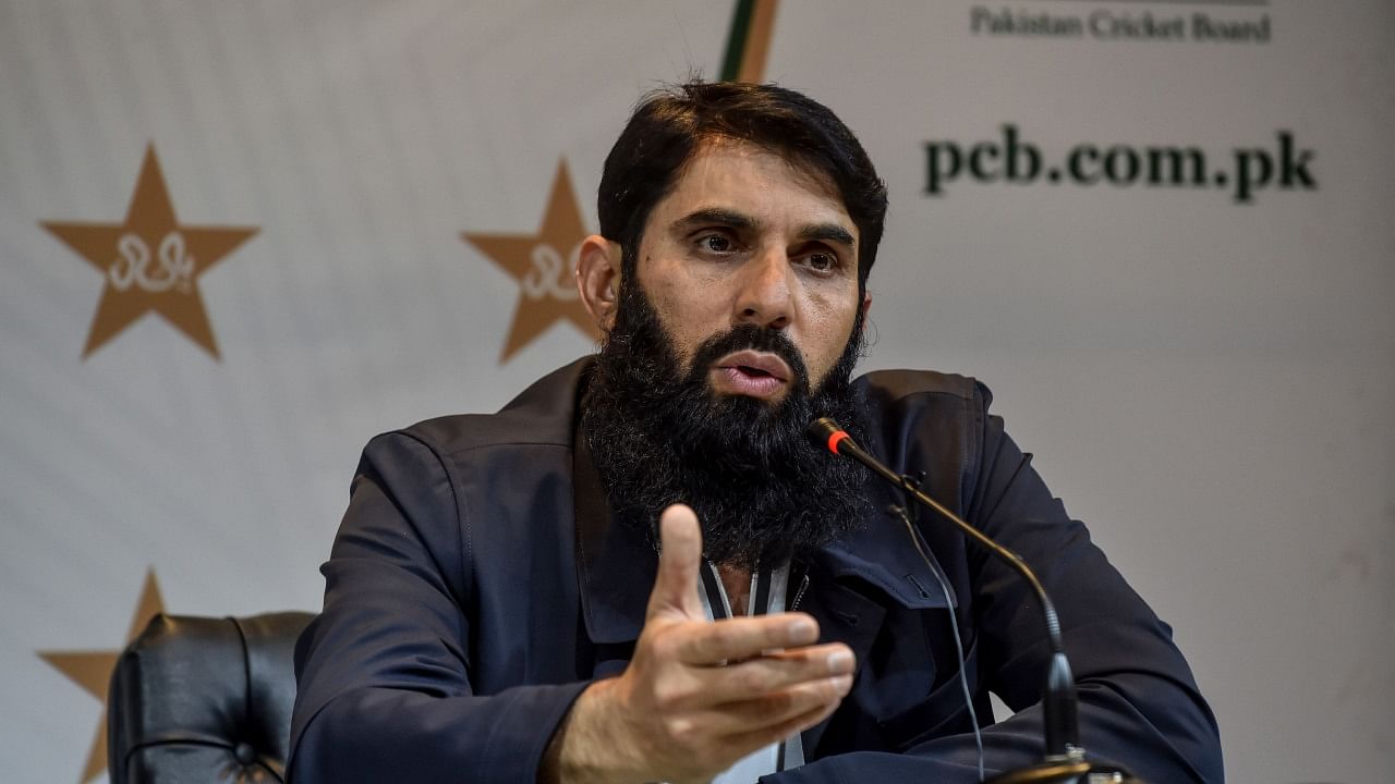 Former Pakistan captain and coach Misbah-ul-Haq. Credit: AFP File Photo