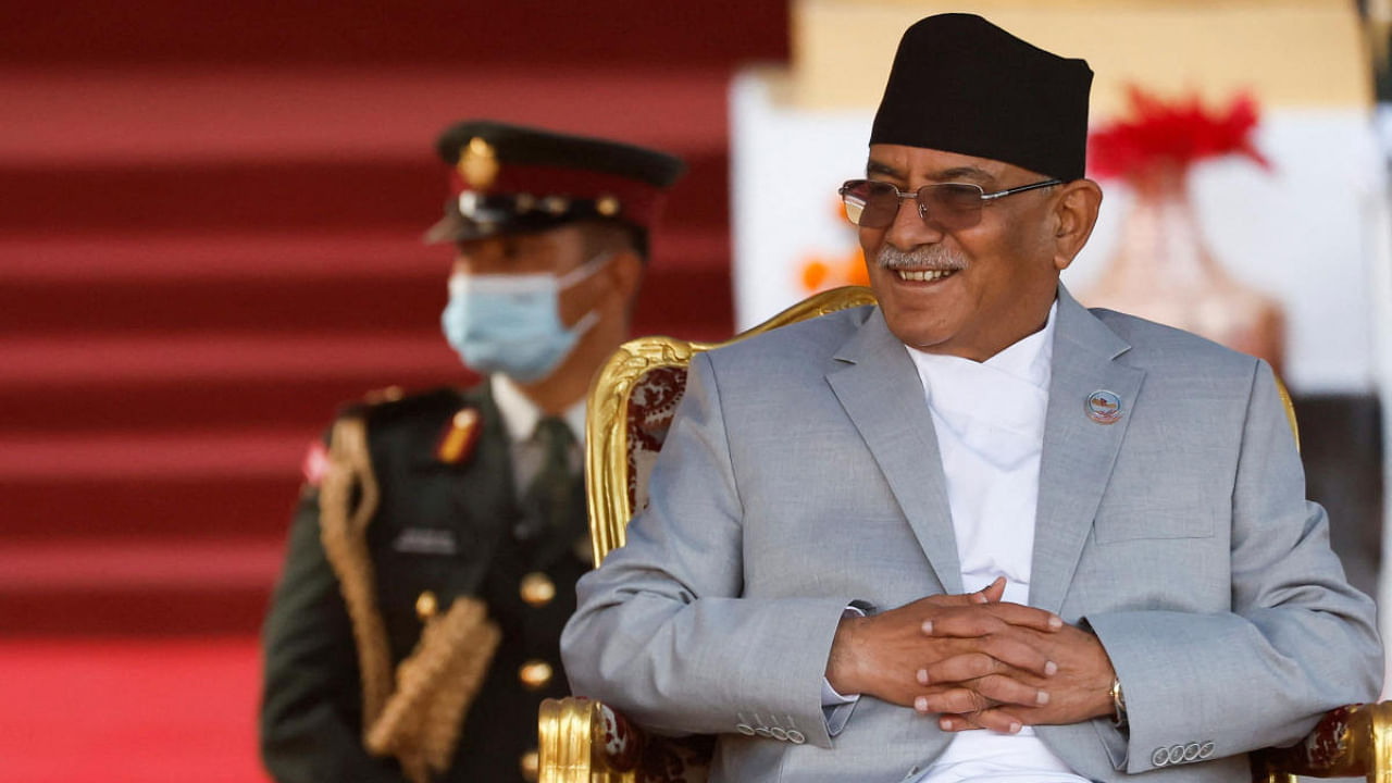 Nepal PM Pushpa Kamal Dahal. Credit: Reuters Photo