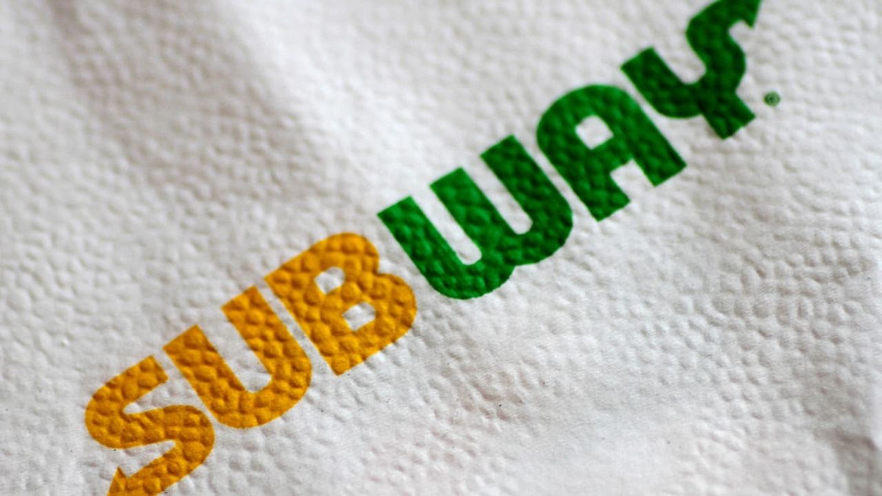 The logo of the sandwich chain Subway seen on a napkin. Credit: Reuters Photo
