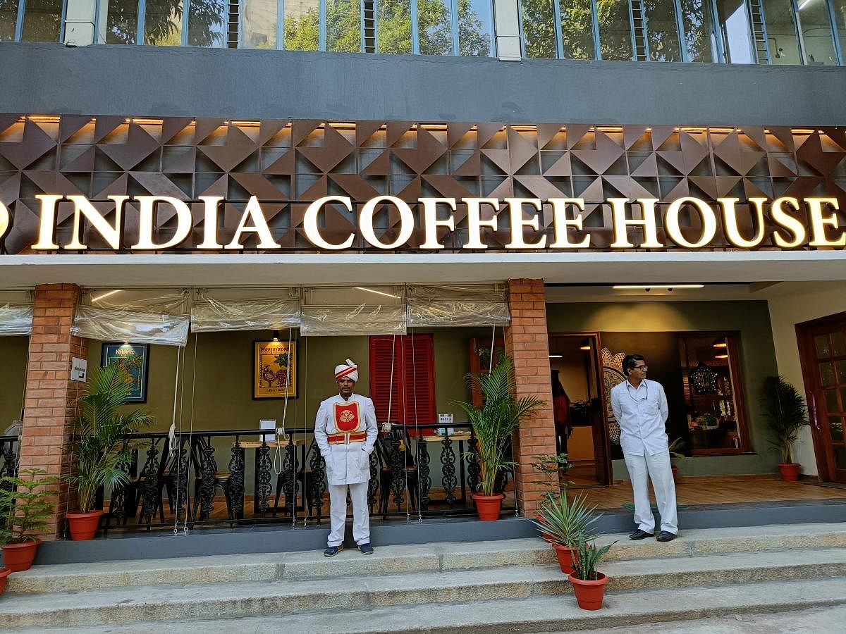 India Coffee House, on Ambedkar Veedhi, opened on Monday after a makeover.