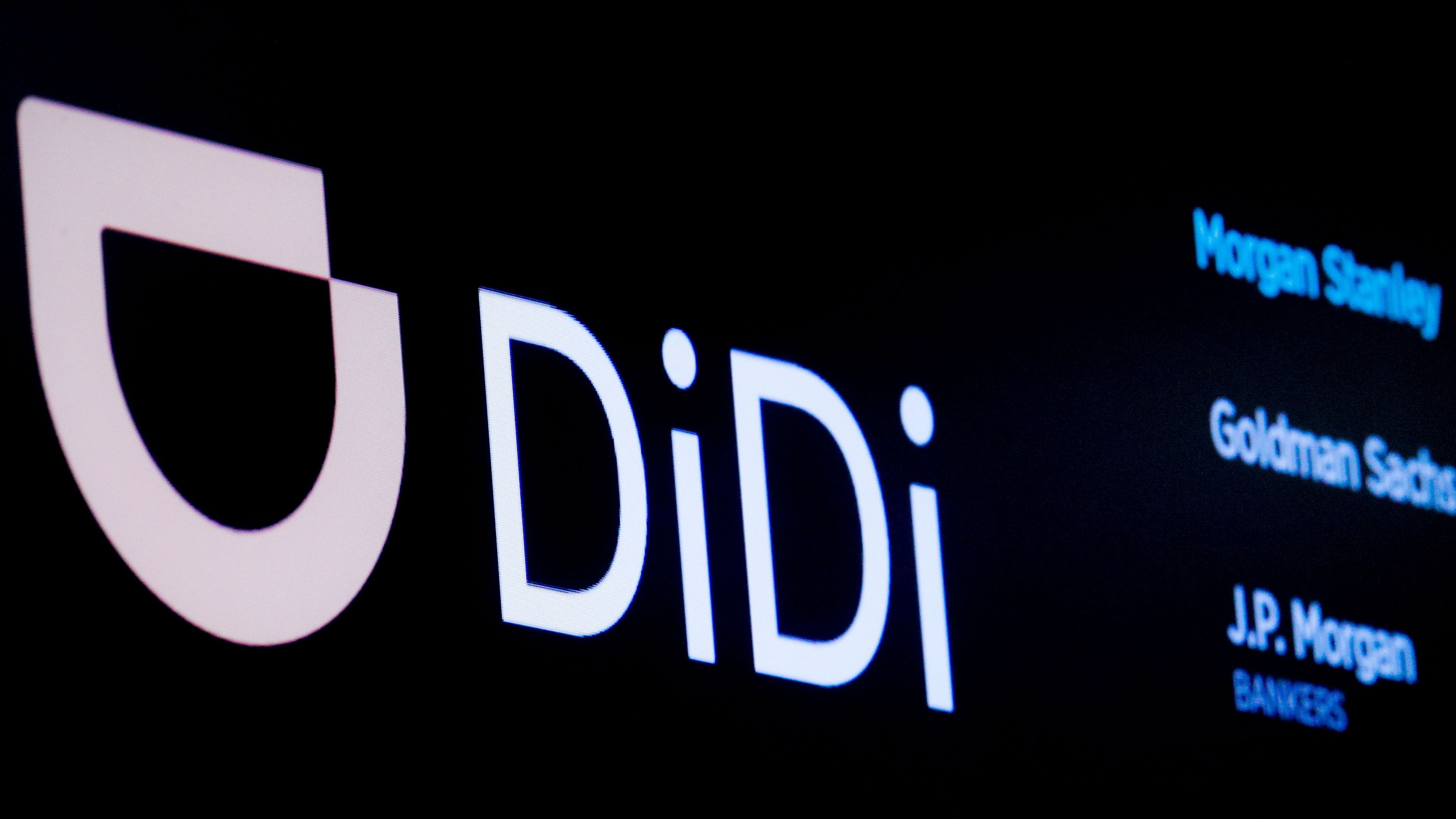 The logo for Chinese ride-hailing company Didi Global Inc. Credit: Reuters File Photo