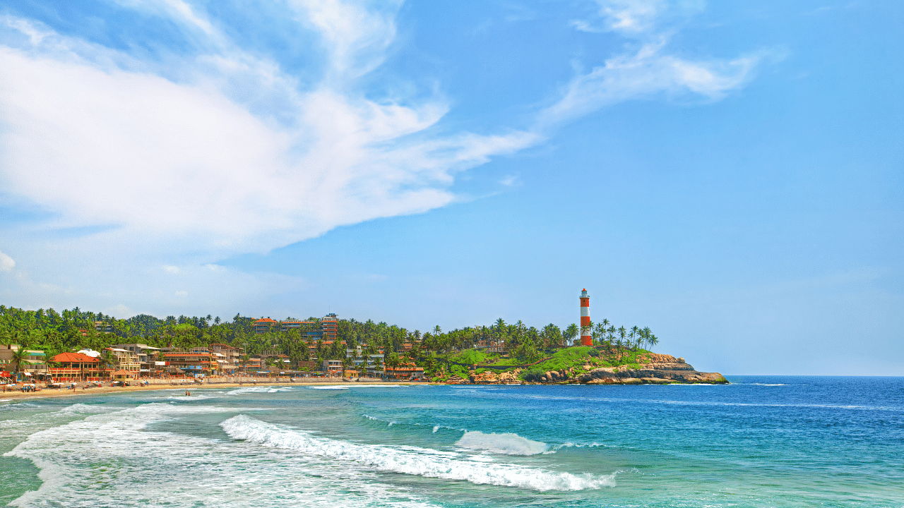 Kovalam beach in Kerala. Credit: Getty Images