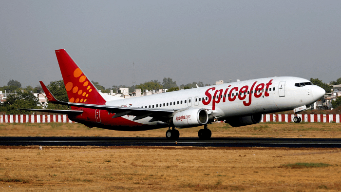 The SpiceJet flight had 182 passengers and crew members on board, who were immediately taken to the isolation bay. Credit: Reuters Photo