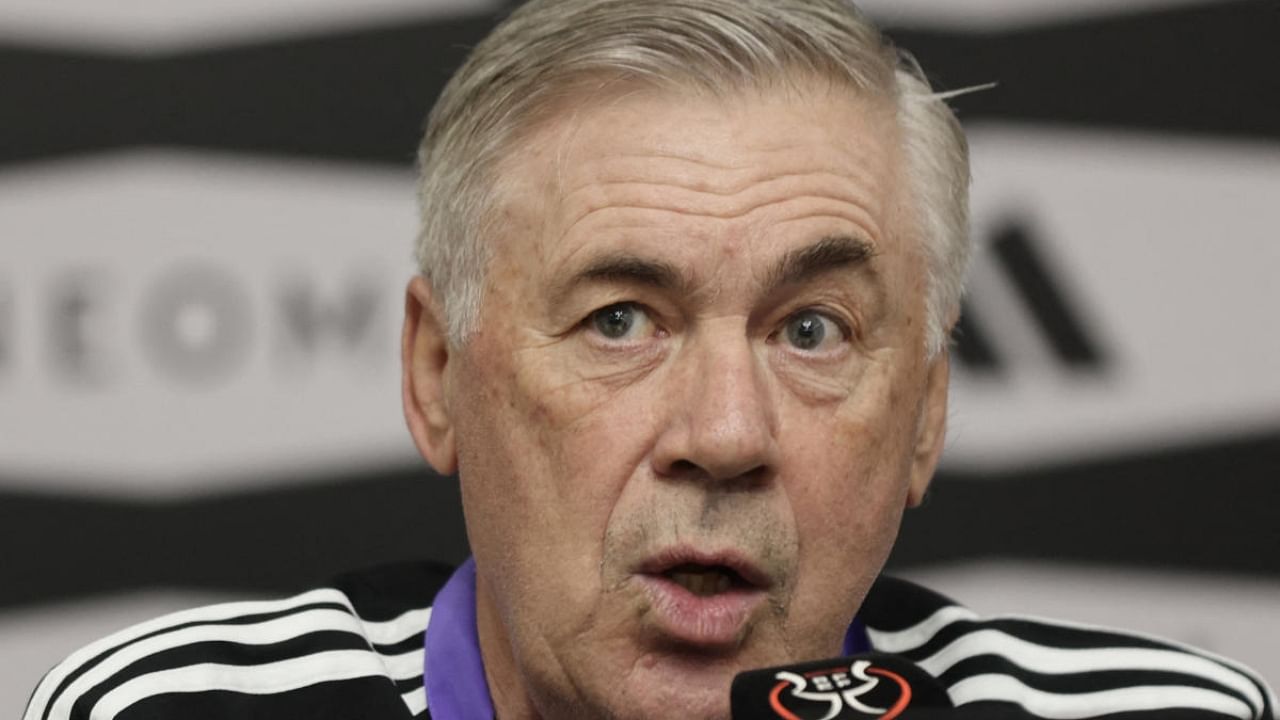 Real Madrid coach Carlo Ancelotti. Credit: Reuters Photo