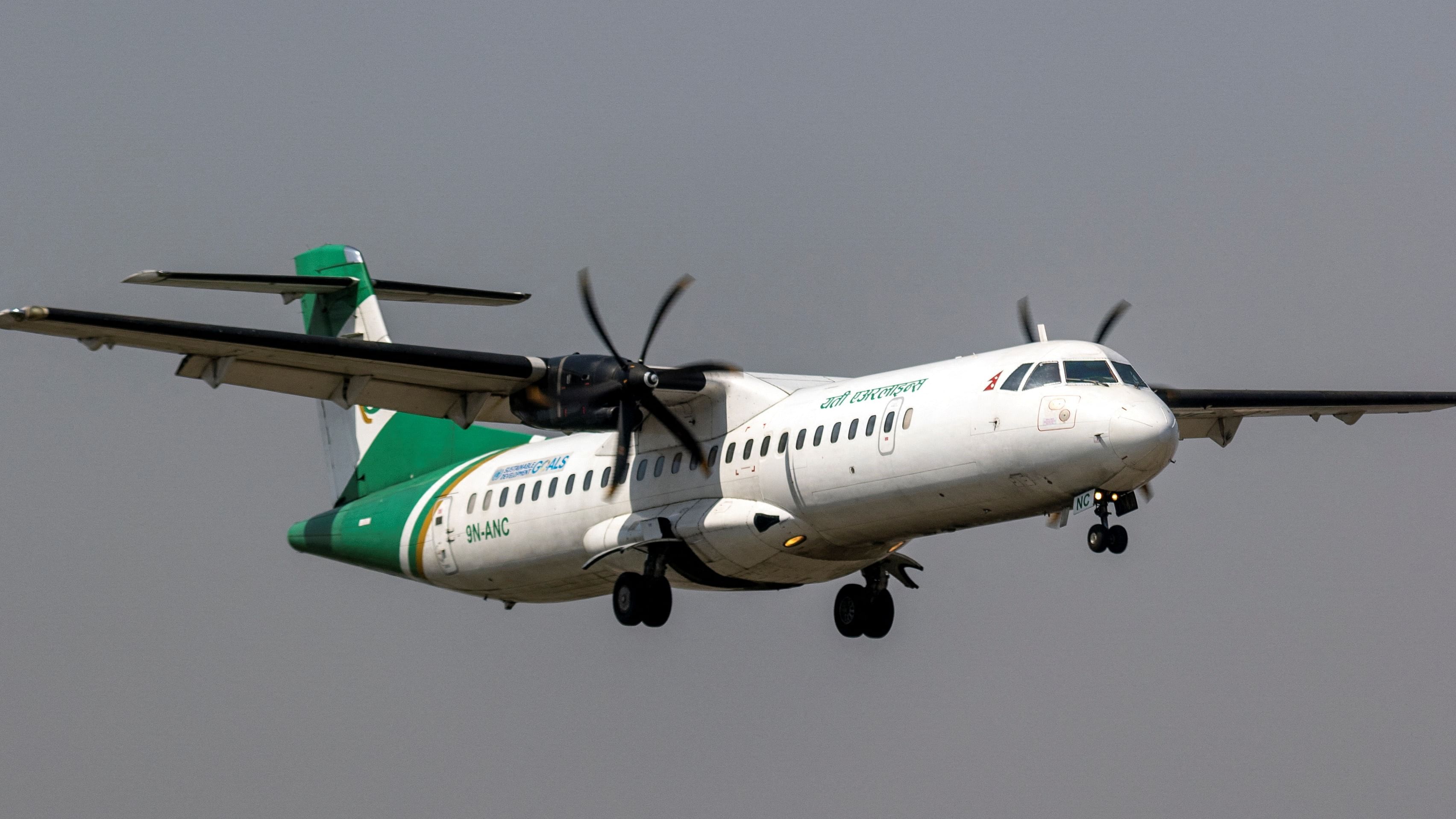 A Yeti Airlines ATR 72-500 aircraft. Credit: Reuters Photo