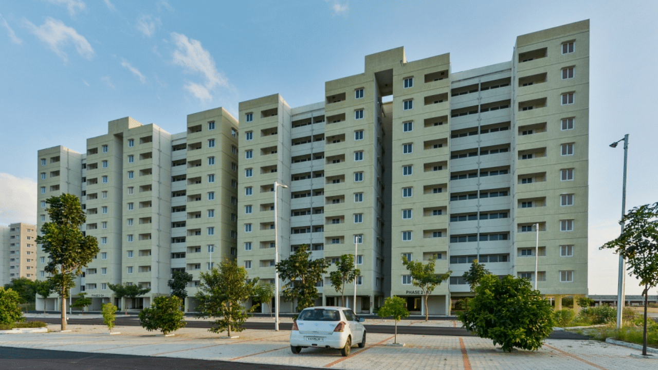 The new housing project at Konadasapura in eastern Bengaluru is estimated to cost Rs 343.8 crore and will have at least 300 flats. Credit: DH File Photo