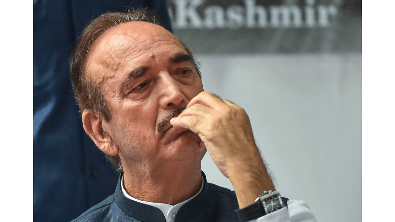 Democratic Azad Party (DAP) chairman Ghulam Nabi Azad. Credit: PTI Photo