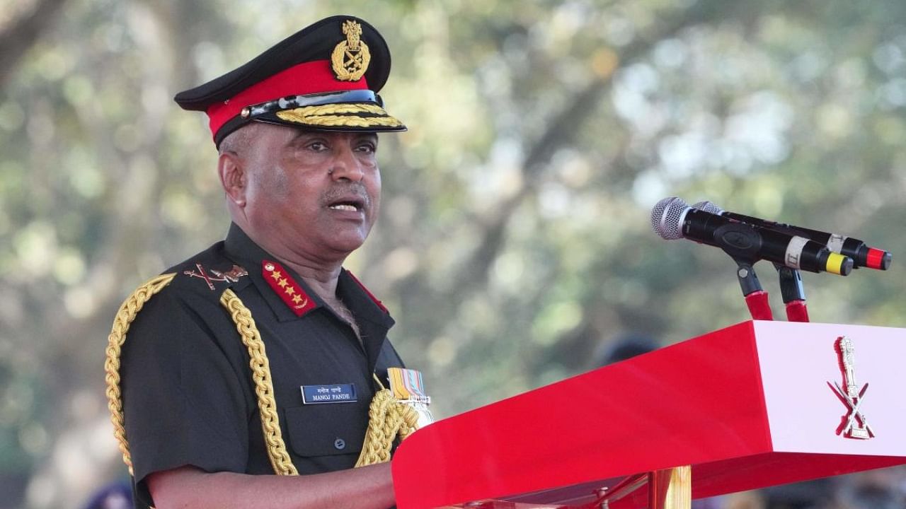 Chief of Army Staff General Manoj Pande. Credit: PTI Photo