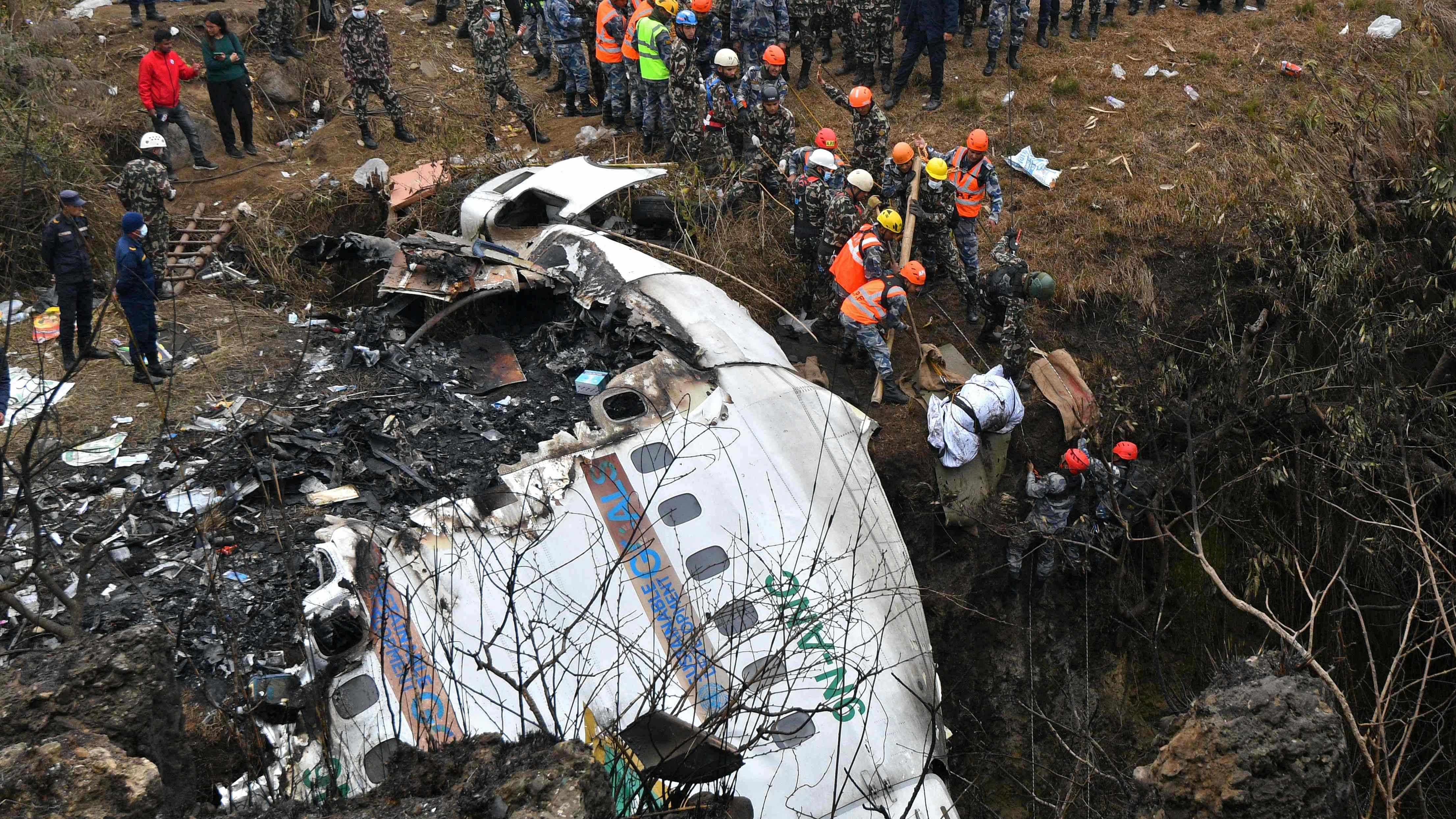 Nepal air crash. Credit: AFP Photo