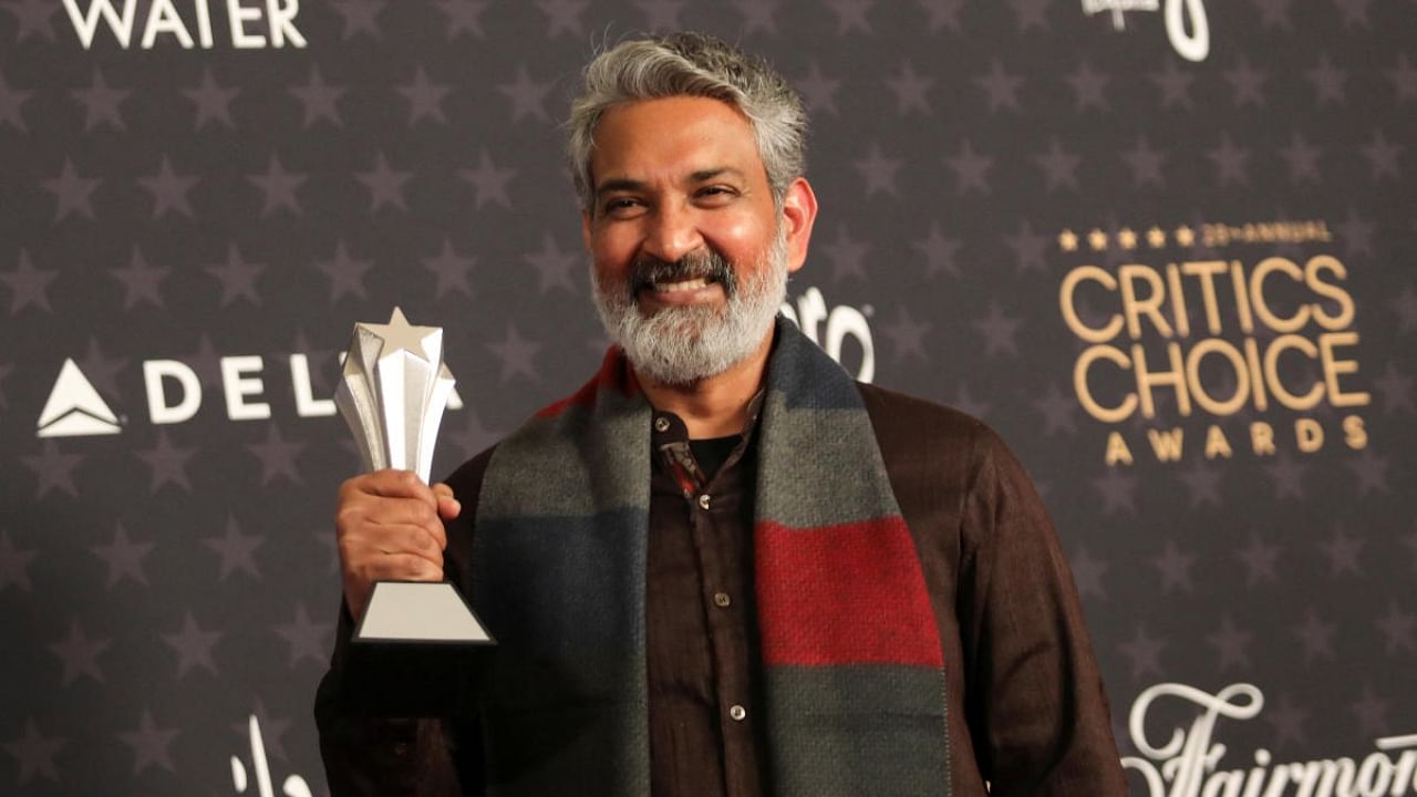S S Rajamouli attends the 28th annual Critics Choice Awards in Los Angeles. Credit: Reuters Photo