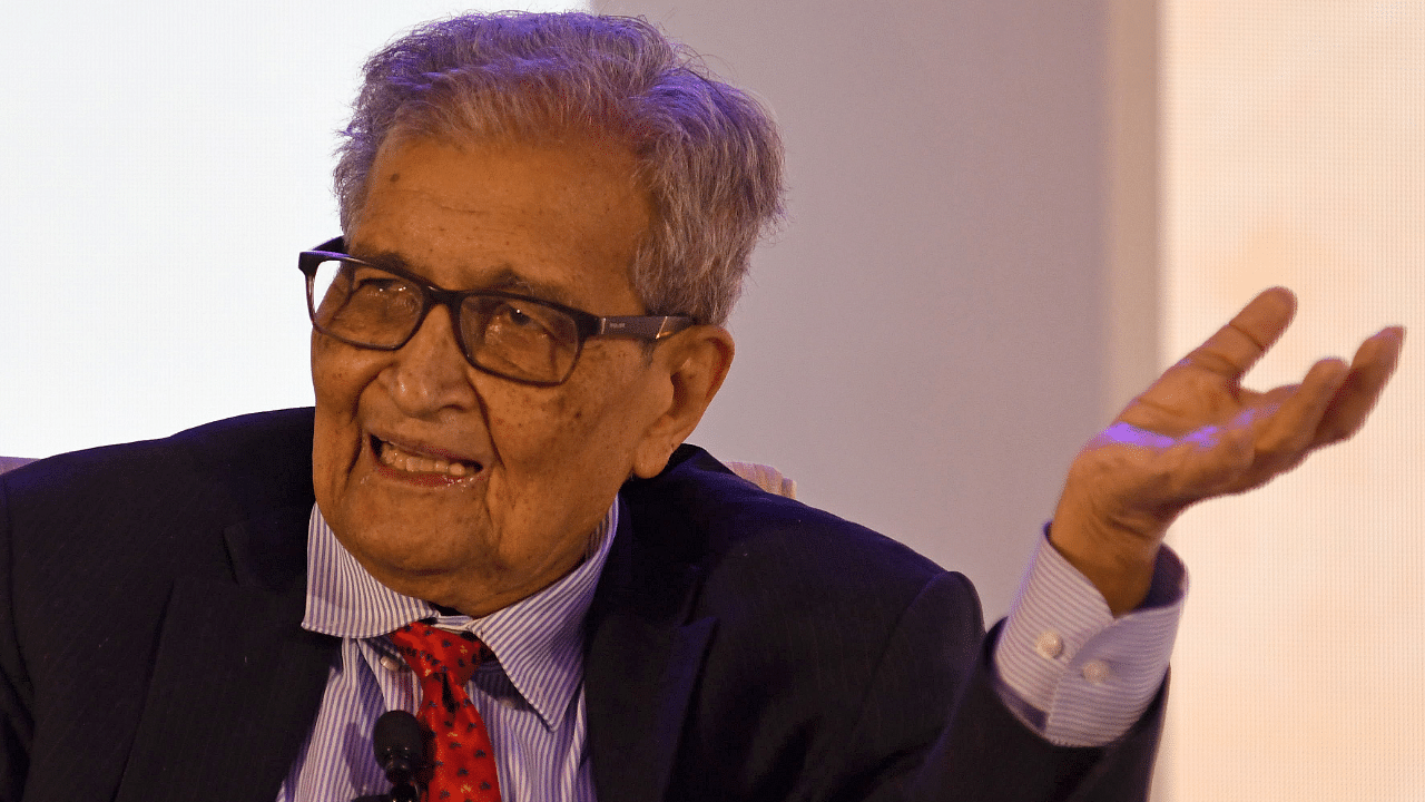 Nobel laureate Amartya Sen. Credit: DH Photo