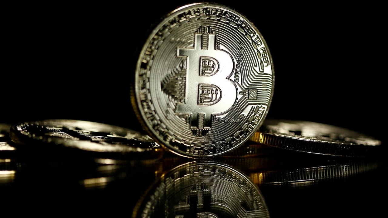 Bitcoin seen in illustration picture. Credit: Reuters File Photo