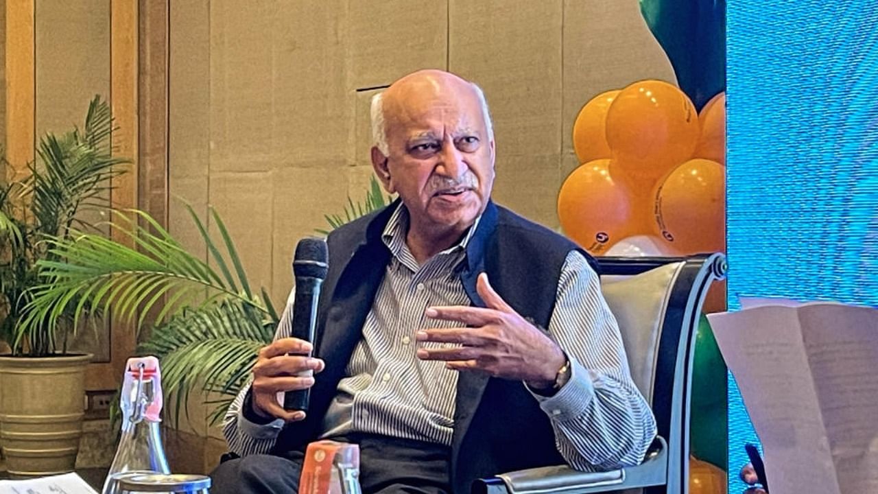 Senior journalist and former union minister MJ Akbar. Credit: PTI Photo