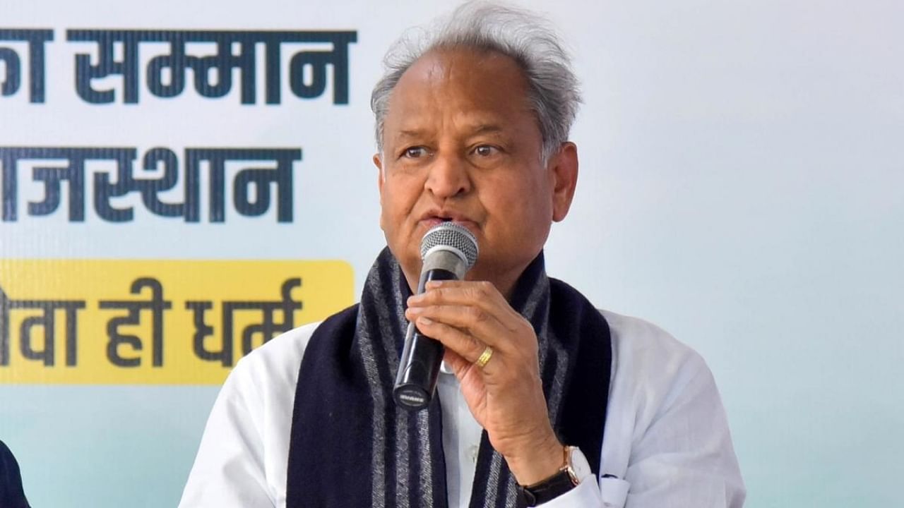 Rajasthan Chief Minister Ashok Gehlot. Credit: IANS Photo