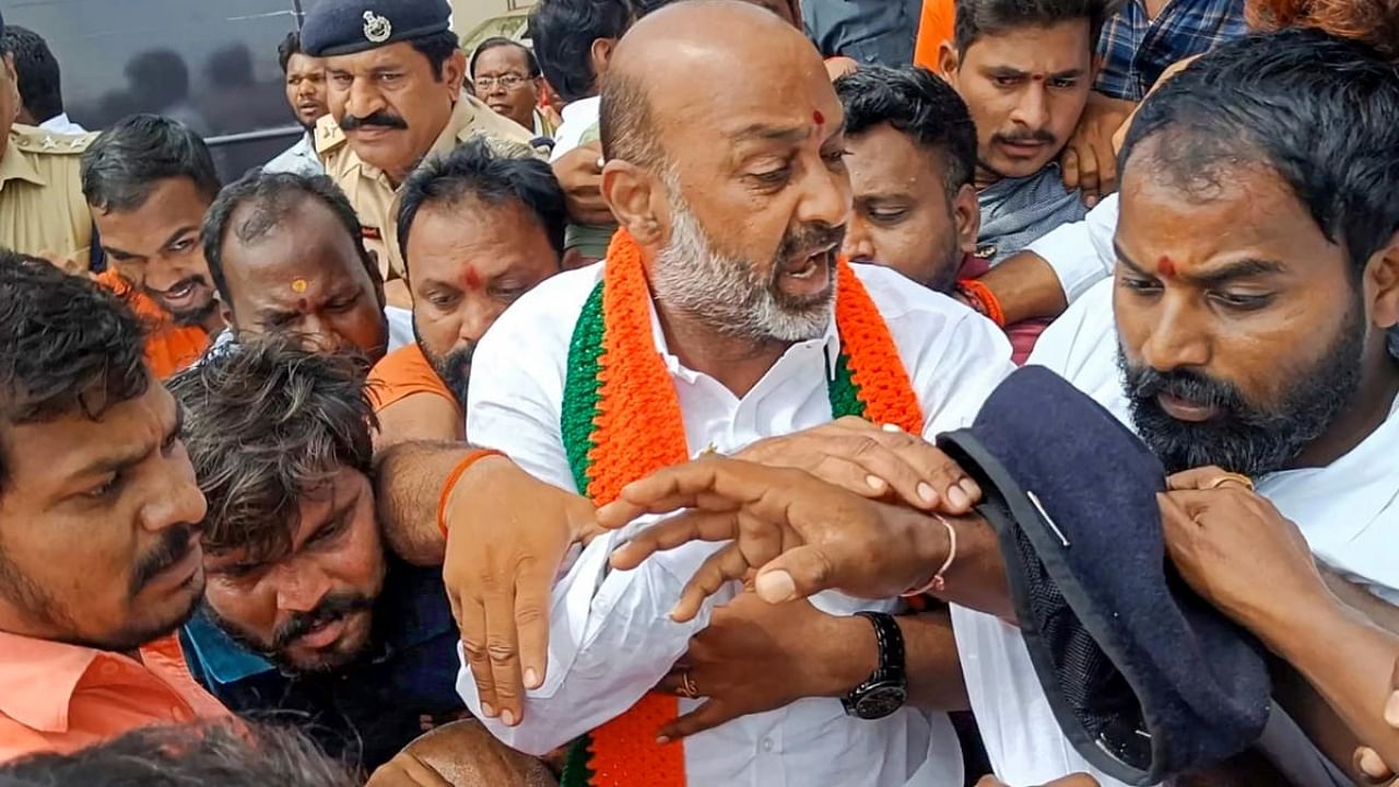 Telangana BJP President Bandi Sanjay Kumar. Credit: PTI Photo