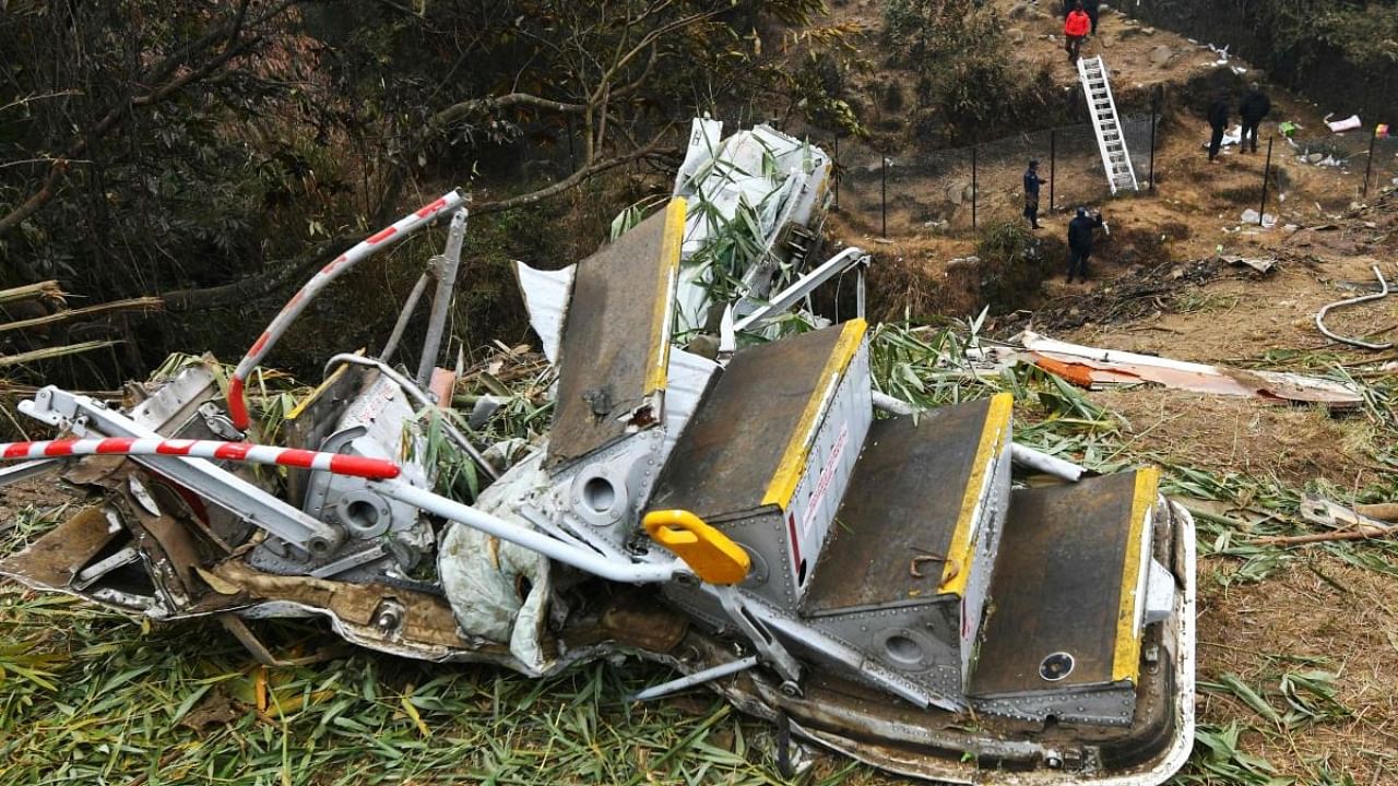 This is the first time that an ATR plane has crashed in Nepal. Credit: AFP Photo