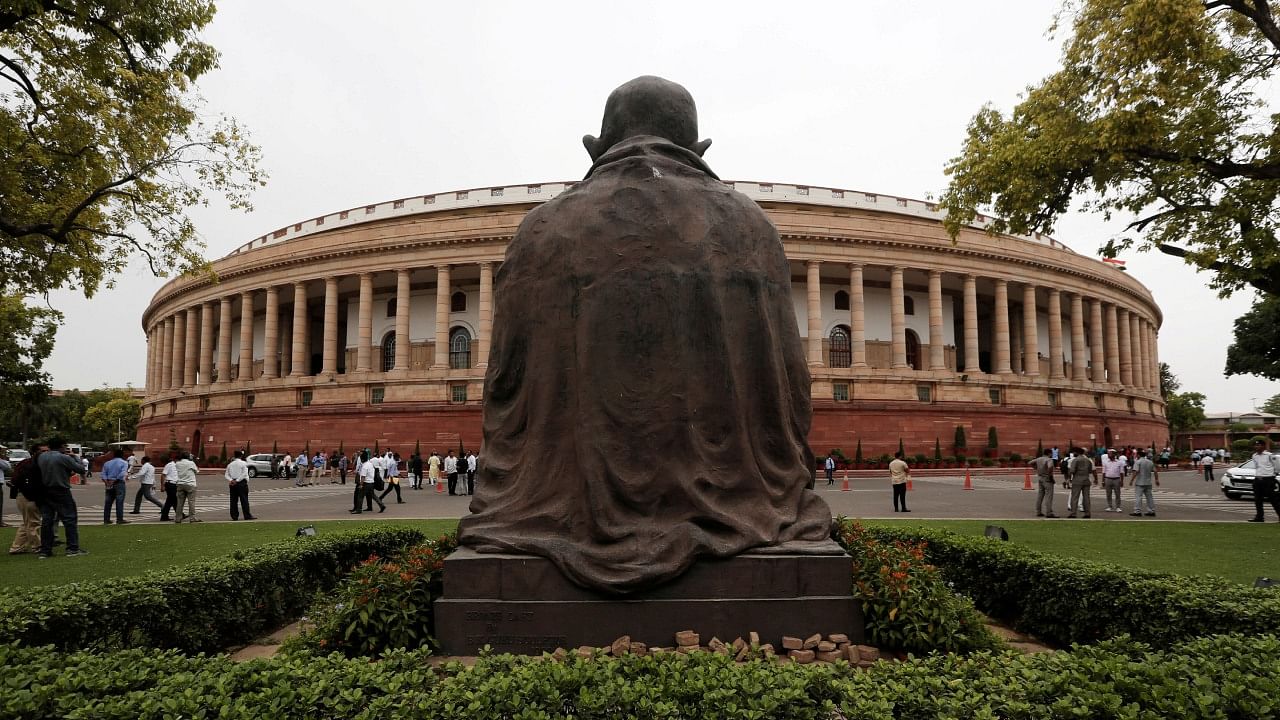 The Indian parliament building is pictured on the opening day of the parliament session in New Delhi, India, June 17, 2019. Credit: Reuters File Photo