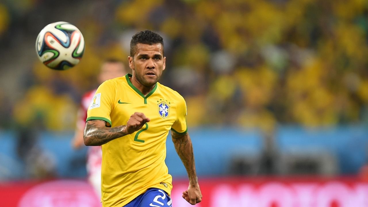 Brazilian footballer Dani Alves. Credit: AFP File Photo