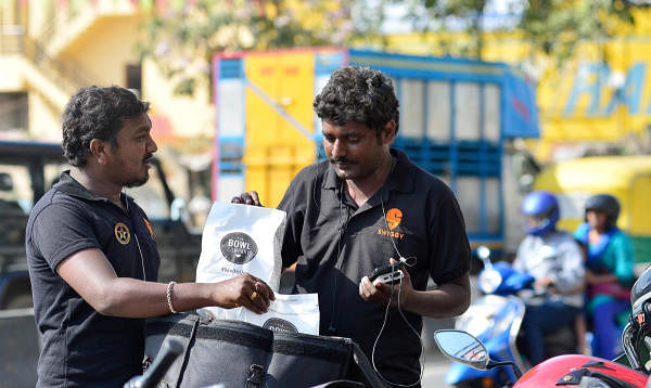 The food delivery startup, which has an employee strength of 6,000, operates in more than 500 cities. Credit: DH File Photo
