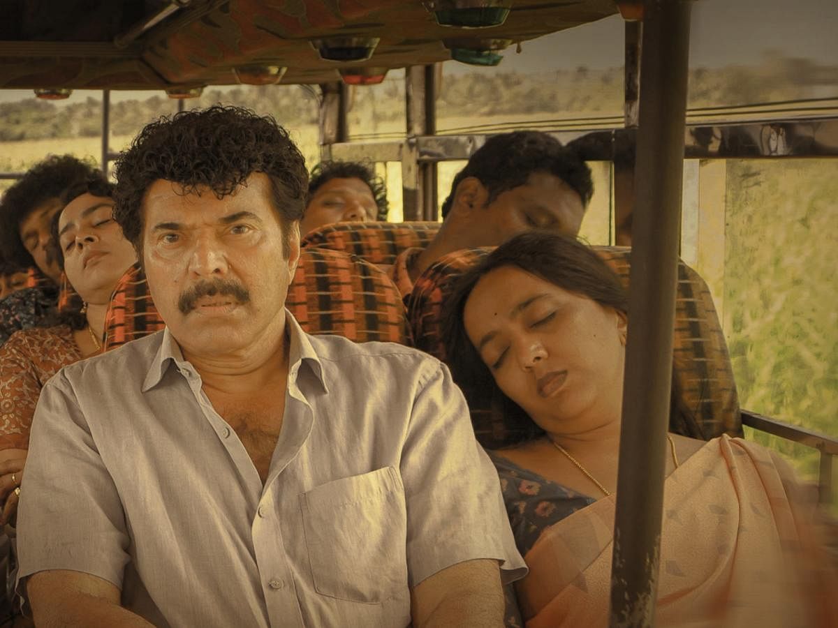 Mammootty plays Jameson, a miserly and self-indulgent man.